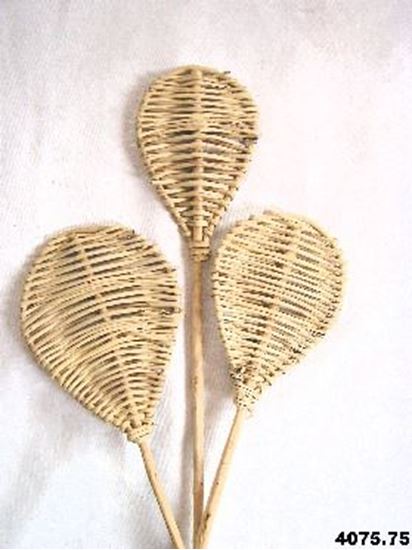 Obrázok z Lata leaf - prírodná, na stonke (10ks)