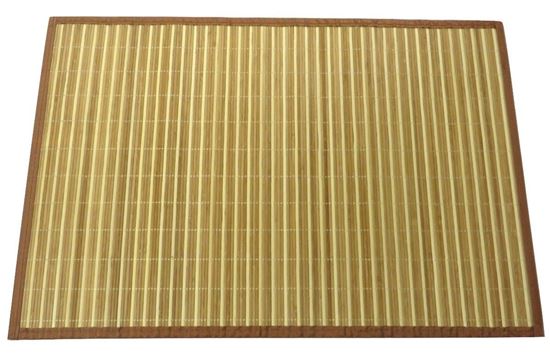 Obrázek z Rohož / Předložka na podlahu - bambus 60x90 kombinovaná 