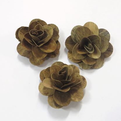 Obrázek Deco růže střední - přírodní (50ks)