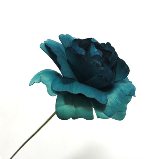 Obrázek z Deco růže - modrá (2ks) 
