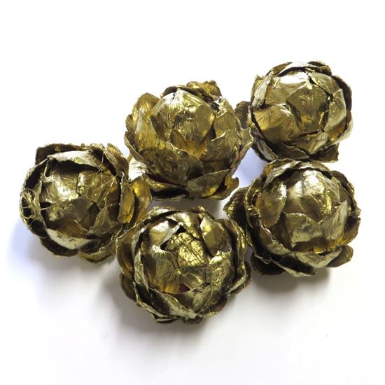 Obrázek z Strobus ball 5cm - zlatý (5ks) 