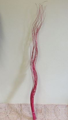 Obrázek Weiden twisted - svazek - glitrovaná tmavě růžová