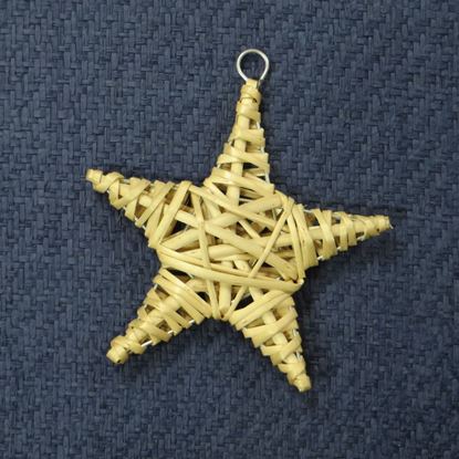Obrázek Proutěná hvězda - dekorace k zavěšení (3 BARVY)